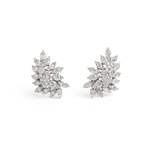 Par de brincos Ear Cuff de diamantes 2,50 ct